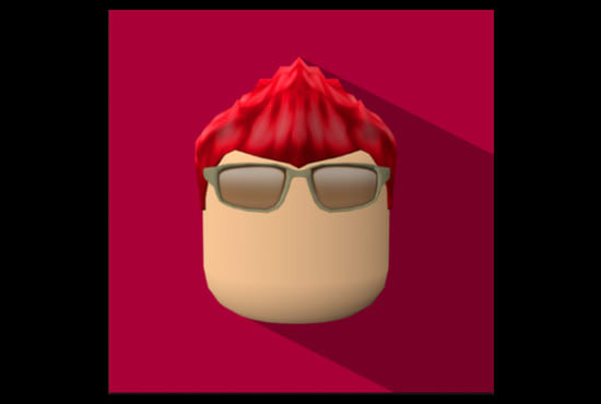 Create A Roblox Shadow Head Profile Picture By Cloroxbleach786 Fiverr - roblox head avatar red