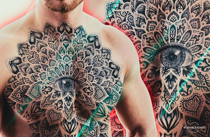 customize your chest, sleeve or back tattoo in mandala style