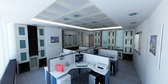 create realistic interior renders  and walkthrough video