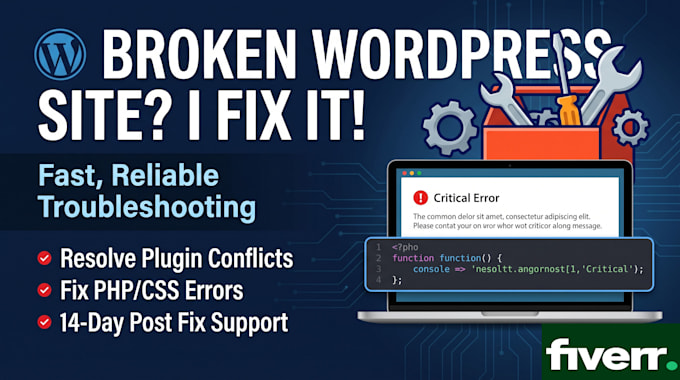 build, fix, or optimize a high performing wordpress website
