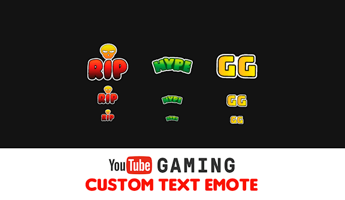 Create Youtube Text Emojis By Marcelondon