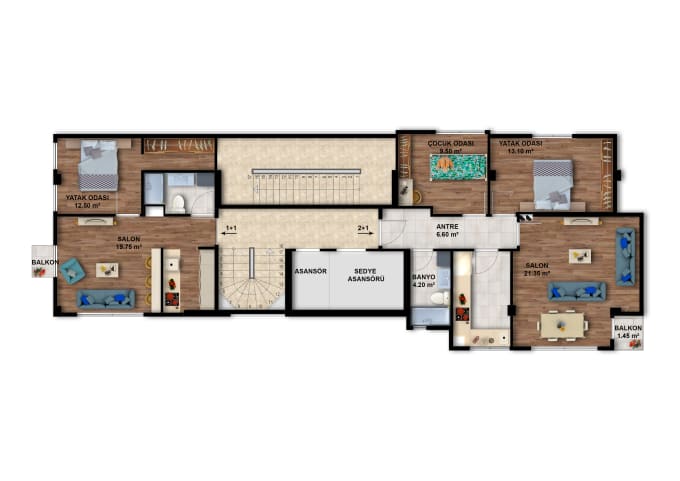 Create 2d Or 3d Floor Plan Visualization On Photoshop By Mrsarchitect