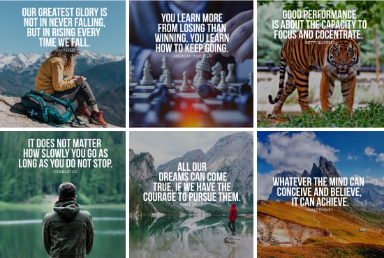 design 50 inspirational motivational quotes images