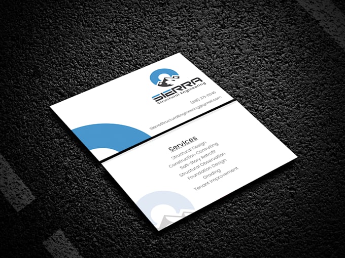 a business card for you