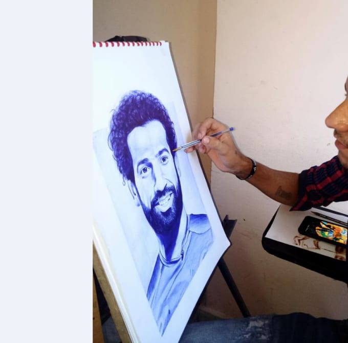 Sketch Digital And Manual Persons Cartoon Characters And All
