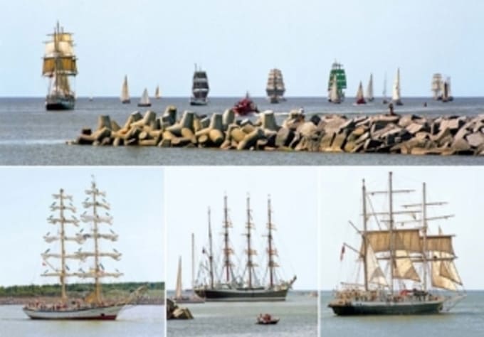 send 3 postcards from Lithuania