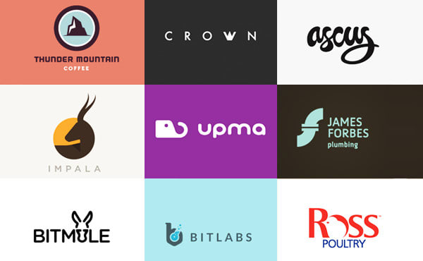 design creative flat minimal logo