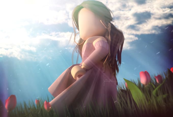 summer roblox girl gfx aesthetic roblox wallpapers