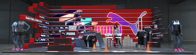 design exhibition booth, kiosk, 3d stand, virtual booth