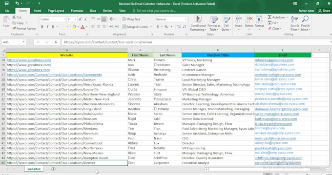 do targeted b2b lead generation and web research