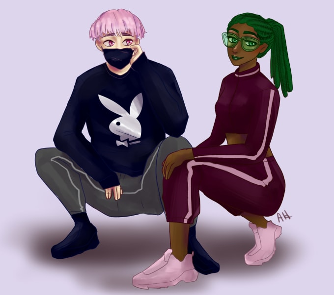 Countryhumans America And Russia / Rusame Graphic Custom Funny Hot