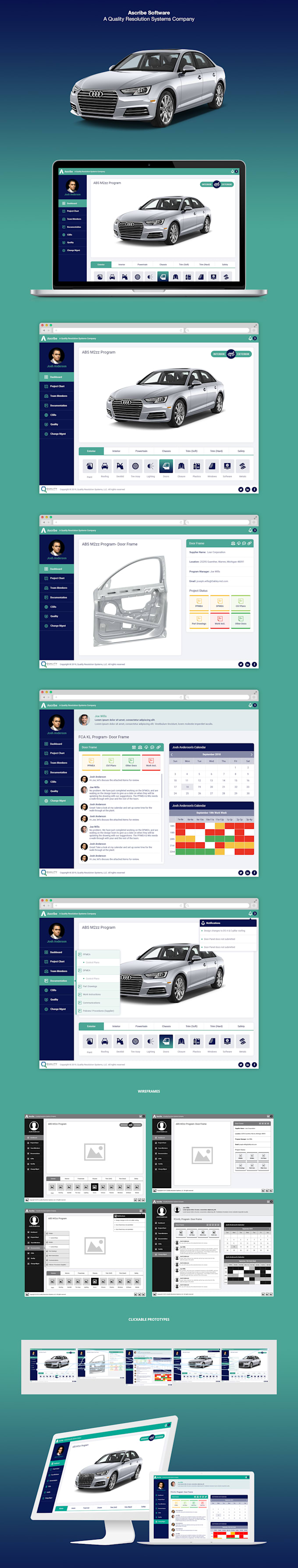 design modern UI for web applications