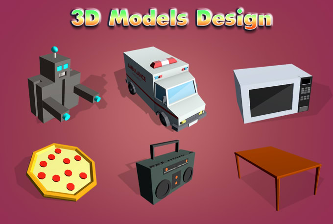 Create Low And High Poly 3d Models For Unity By Maria1210