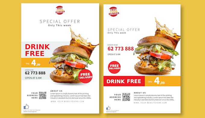 design flyer or poster for your business