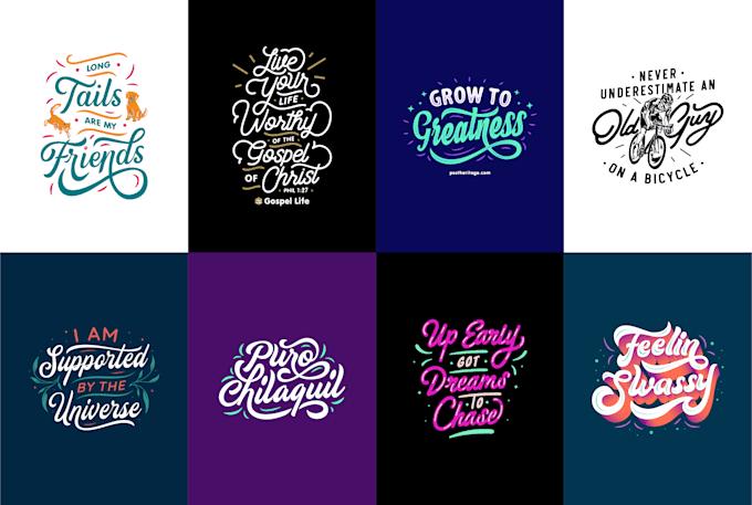 create typography t shirt design for you