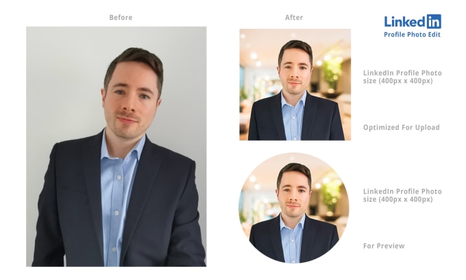 Professionally Edit Your Profile Picture For Linkedin, Facebook, CV In  Photoshop