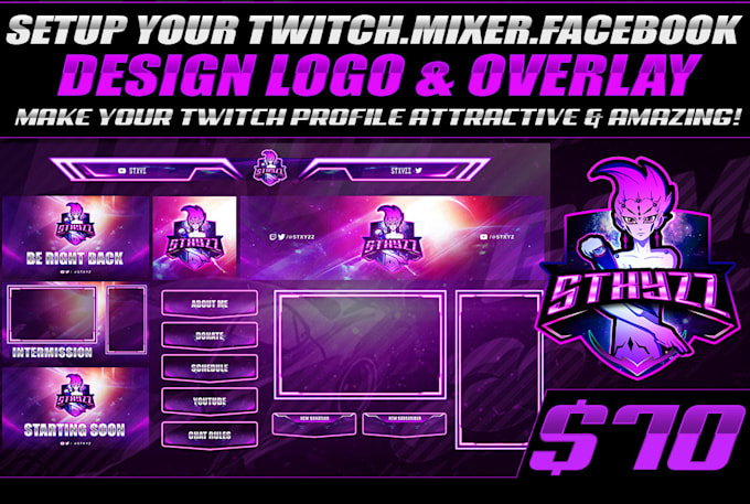 Setup Twitch And Facebook Streaming Profile Stream Labs Obs By Saleemurk