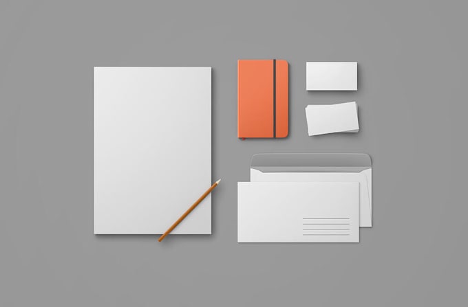 logo or stationery element of your brand identity