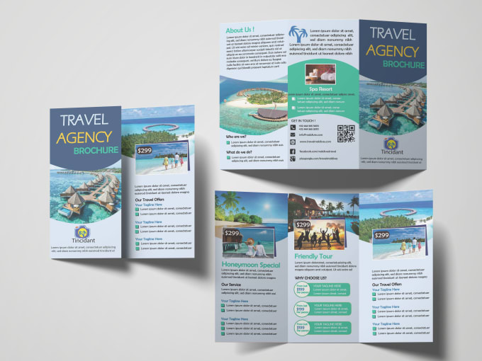 Design Trifold Brochures For Travel Agencies And Tourism By Fambrinz812