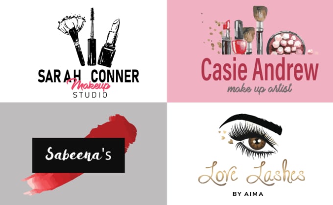 Design Makeup Artist Logo By Saqibsultanmahm Fiverr