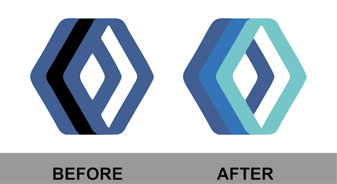 vector your logo and image, modify, recreate in 2 hours