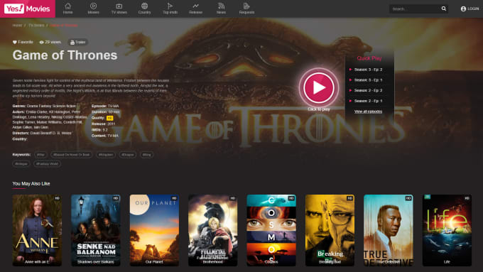 Yes movies website on sale