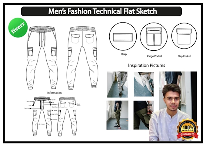do apparel cad tech pack fashion illustration