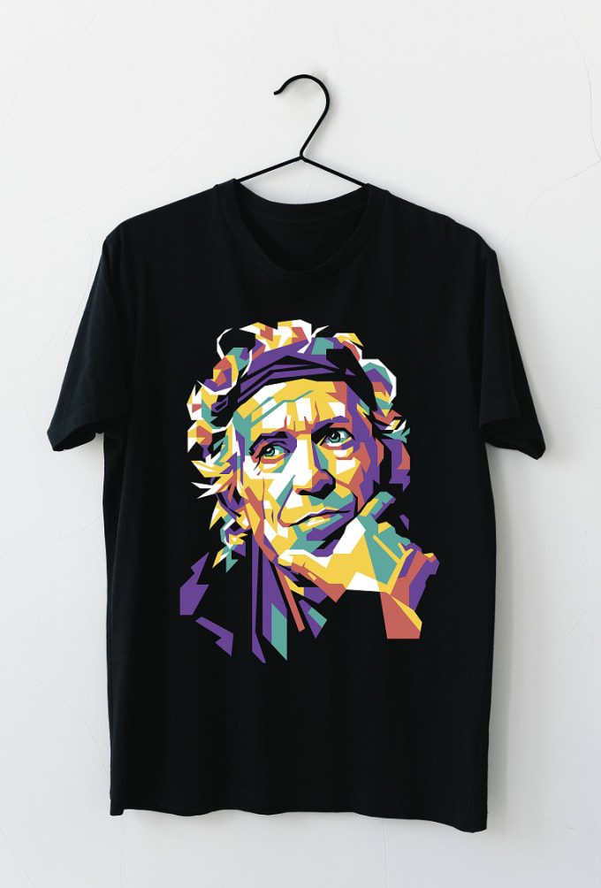 Design a tshirt in the style of pop art wpap by Zezeazzahra | Fiverr