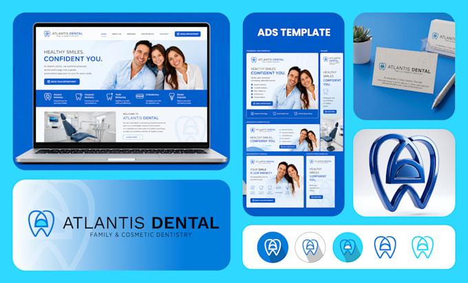 update business logo and brand style guide with complete branding package