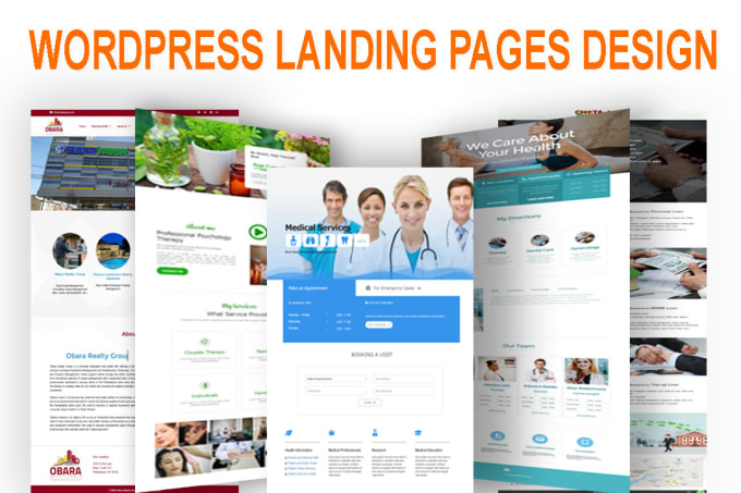design wordpress website landing, sales page with elementor pro