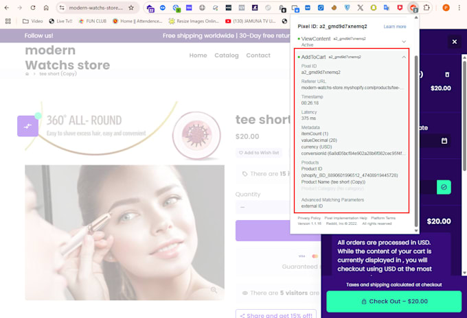 setup reddit, linkedin, and taboola pixel with capi and fix event issues