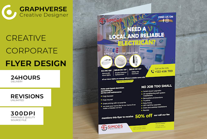 Design Professional Modern Business Flyer Within 24 Hrs By Hussain2396 Fiverr