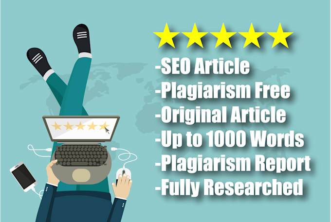 write researched, seo optimized, unique article or blog