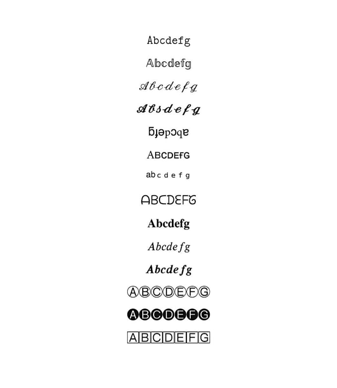 writing in cool text fonts