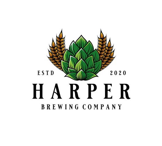 design original brewery logo with satisfaction guaranteed