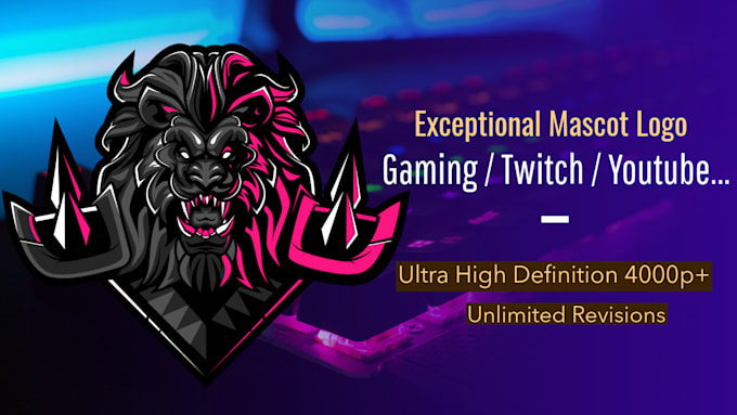 Create Lustrous Gaming Logo Design By Aminechakour335