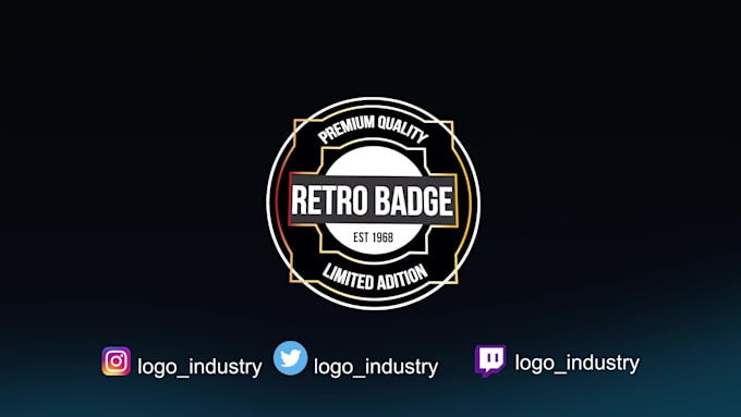 create futuristic logo reveal