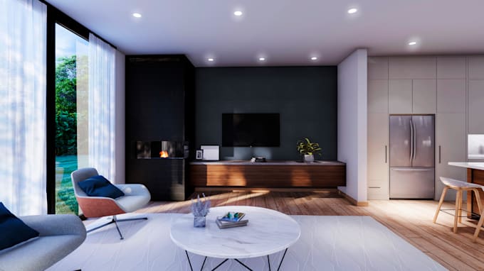 create 3d architectural rendering