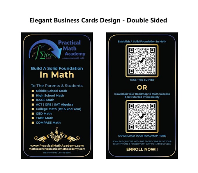 design professional business and visiting cards to elevate your brand identity
