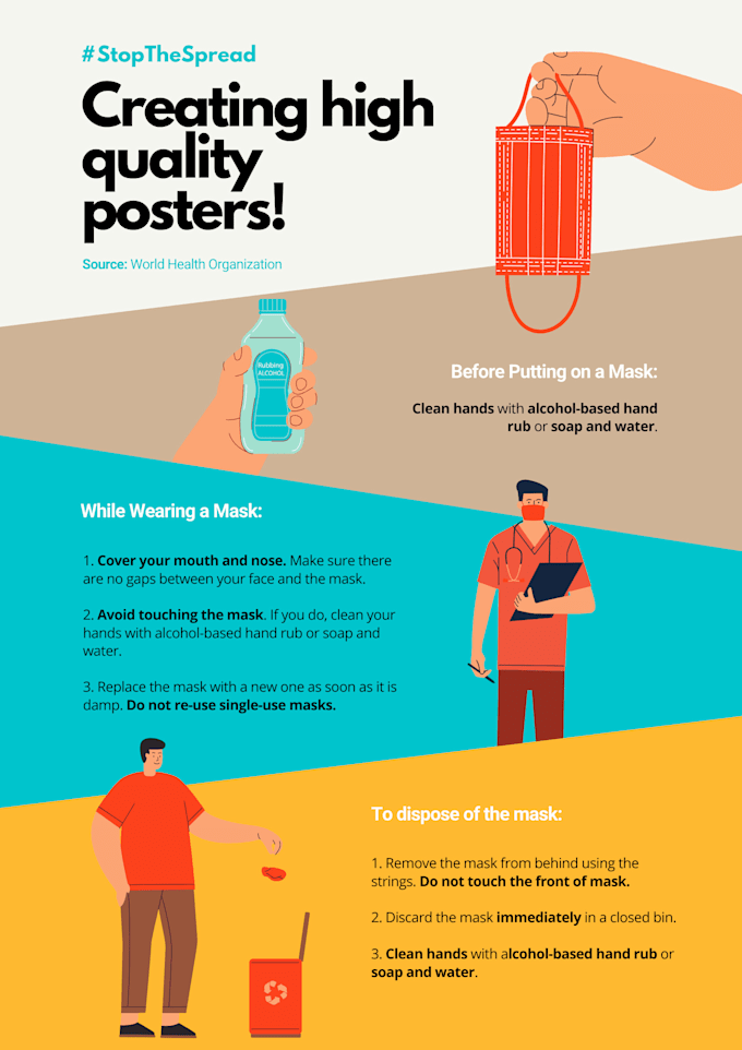 Design an aesthetic poster by Geektheweb Fiverr