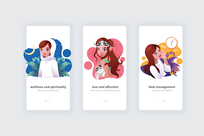 design a vector illustrations for your website