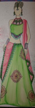 Top 70+ indo western dress drawing - xkldase.edu.vn