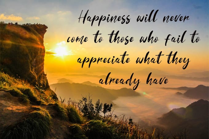 Create beautiful graphic quotes by Jomstallada | Fiverr