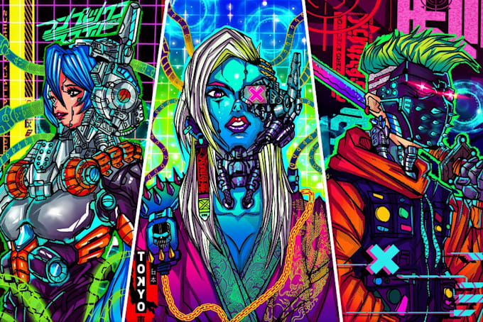 draw an amazing anime art illustration for you