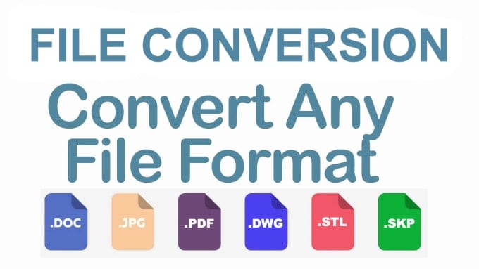 convert all type files PDF to dwg and  word and excel to PDF