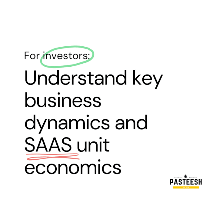 create an investor ready saas model for your startup