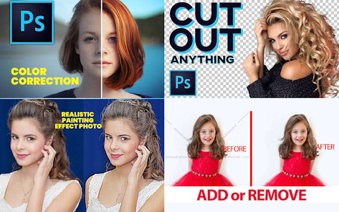 do photo editing, retouching and photo manipulation