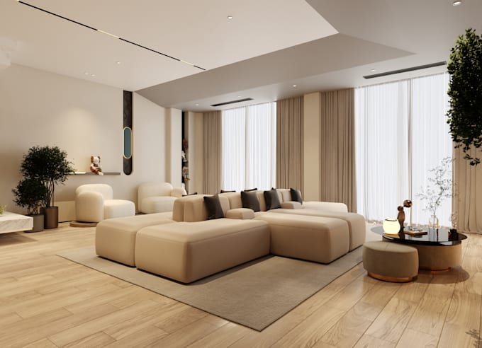 do interior design for living room and bedroom