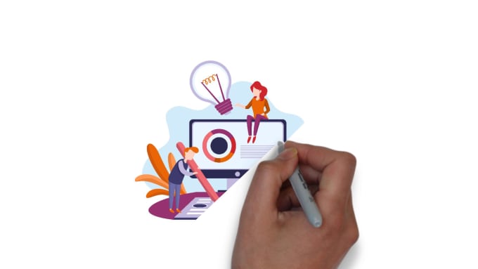 create a whiteboard explainer video