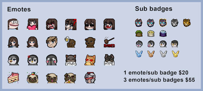Create Emotes And Panels For Twitch And Discord By Ggreenmew2 Fiverr Create Emotes And Panels For Twitch And Discord By Ggreenmew2 Fiverr